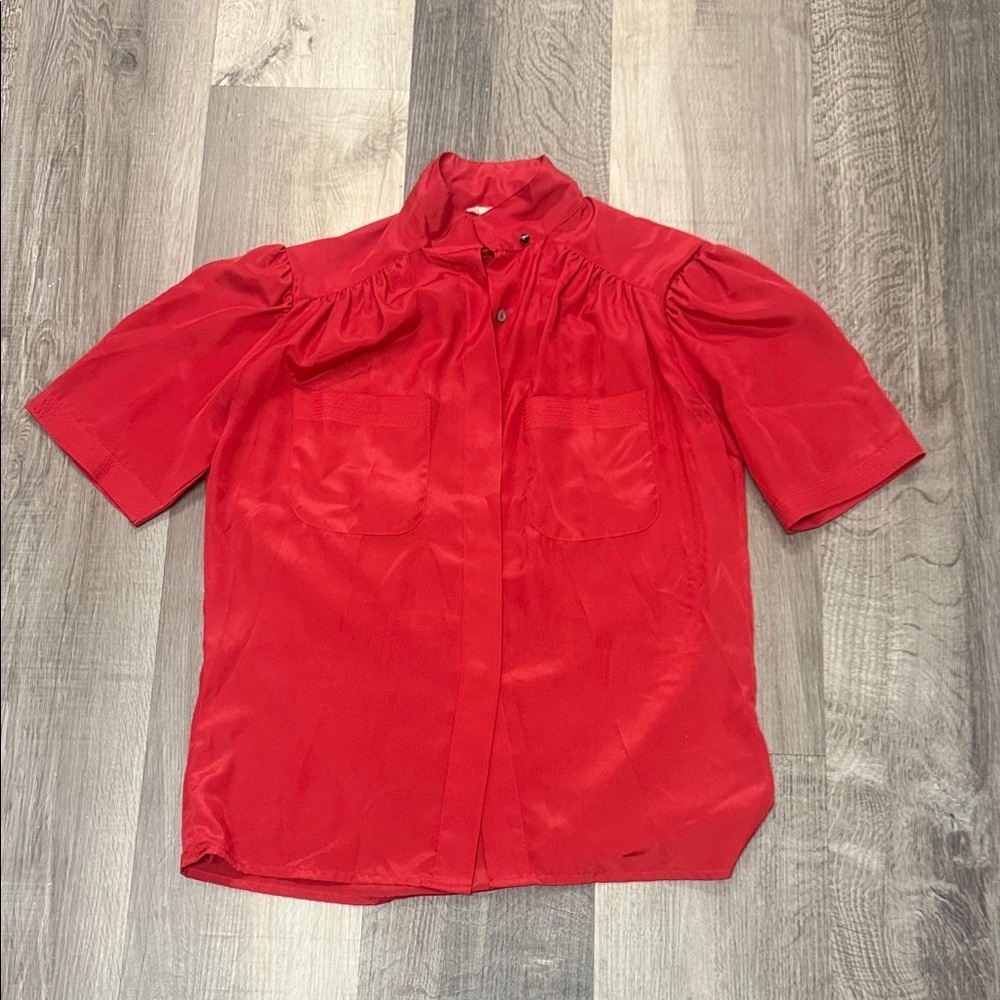 ❄️☀️Vintage Jack Mulqueen  Short Sleeve Button-Up Shirt